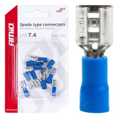 AMiO - Elektrické konektory –samica (vsuvka) 7.4mm1.5-2.5mm215A 10 ks