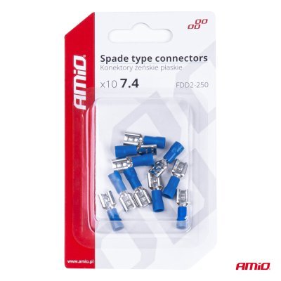 AMiO - Elektrické konektory –samica (vsuvka) 7.4mm1.5-2.5mm215A 10 ks