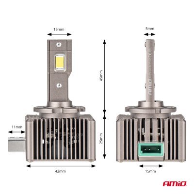 AMiO - LED žiarovky hlavného svietenia D3S XD Series