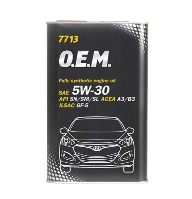 Mannol - motorový olej O.E.M. Korean Cars 5W30 1L