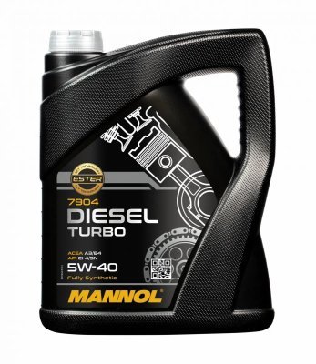 Mannol - Motorový olej Diesel Turbo 5W40 5L