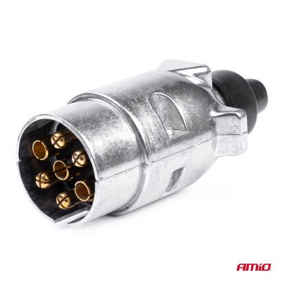 AMiO - Zástrčka ťažného zariadenia 7PIN ALU