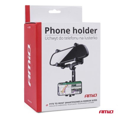 AMiO - Držiak telefónu na spätné zrkadlo HOLD-20