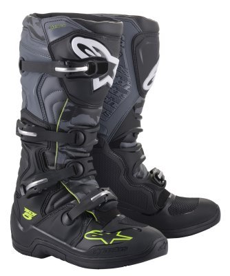 ALPINESTARS - Topánky TECH 5, (čierna/šedá/žltá fluo, veľ. 42)