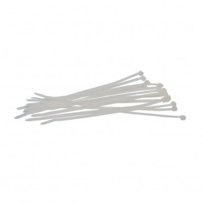 XTline - Viazacia páska 250x3,6mm 50ks biela nylon