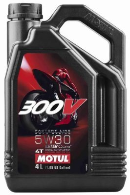 Motul - Motorový olej 300V 4T 5W30, 4L