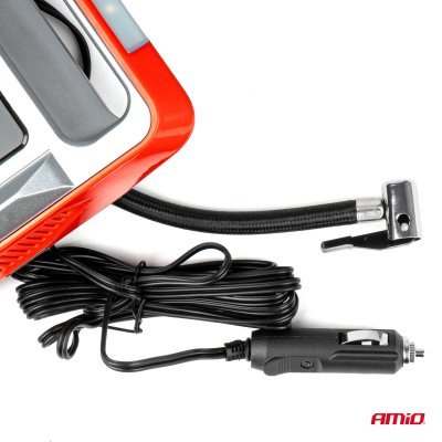 AMiO - Digitálny kompresor do auta s LED 12V ACOMP-18