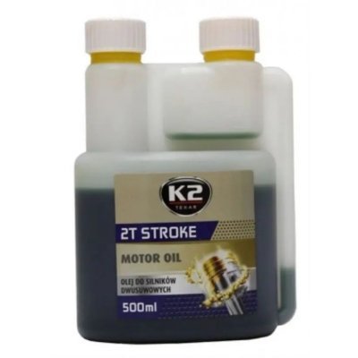 K2 TEXAR 2T STROKE 500 ml ZELENÁ - motorový olej polosyntetický