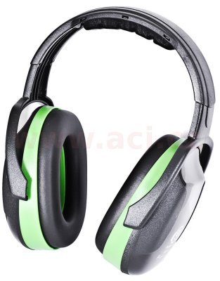 Sluchátka zelená ED 1H EAR DEFENDER, SNR 26 db