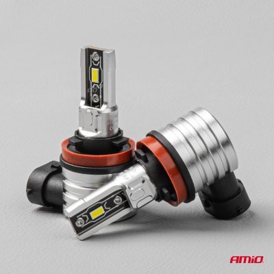 AMiO - LED žiarovky hlavného svietenia H8/H9/H11/H16 H-mini Series