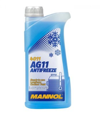 Mannol - Nemrznúca zmes modrá (G11) -40°C 1L