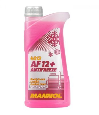 Mannol - Nemrznúca zmes červená (G12+) 35°C 1L