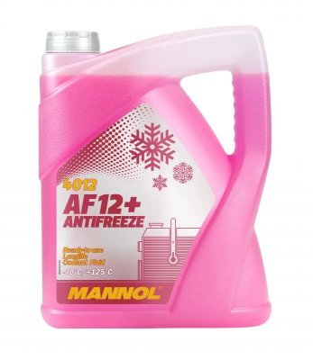 Mannol - Nemrznúca zmes červená (G12+) 35°C 5L