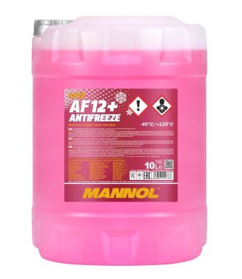 Mannol - Nemrznúca zmes červená (G12+) 35°C 10L