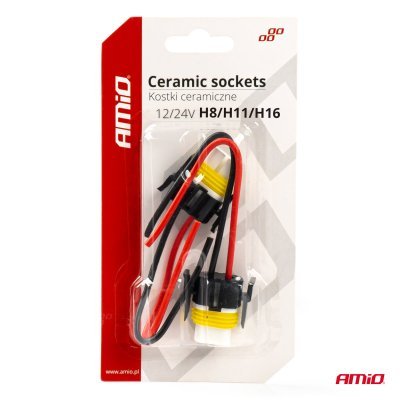AMiO - Keramické pätice 2 ks H8/H11/H16 AMIO