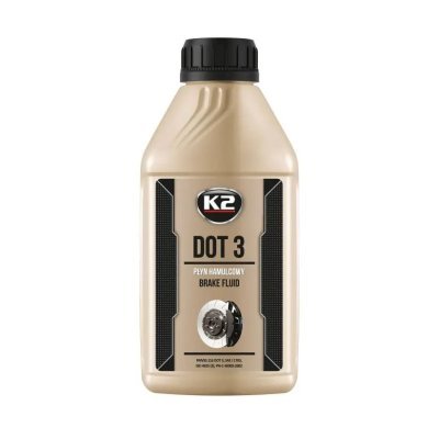 K2 - Brzdová kvapalina DOT 3, 500ml