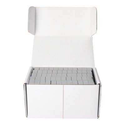 Nalepovacie závažia INVENTO 12 × 5 g, sivé hranaté, 100 pásikov
