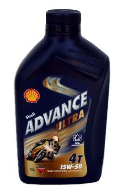 Shell - motorový olej Advance Ultra 4T 15W50, 1L