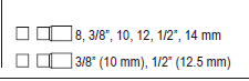 Yato - Sada kľúčov na skrutky olejovej vane 3/8" 6ks