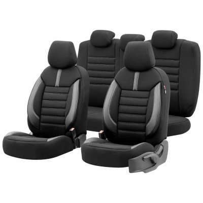 OTOM - Sada autopoťahov OTOM LIMITED 102 BLACK/GREY 3-ZIP