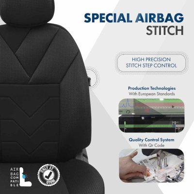 OTOM - Sada autopoťahov OTOM TEMPO 1501 BLACK NZ