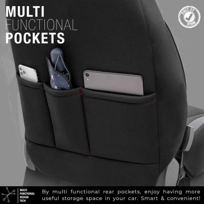 OTOM - Sada autopoťahov OTOM LIMITED 101 BLACK/RED 3-ZIP