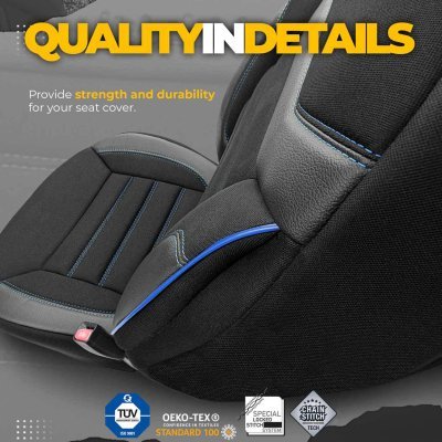 OTOM - Sada autopoťahov OTOM INDIVIDUAL 203 BLACK/BLUE 3-ZIP