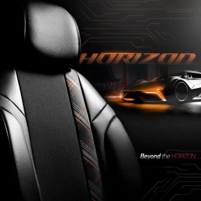 OTOM - Sada autopoťahov OTOM HORIZON 1805 ORANGE 3-ZIP