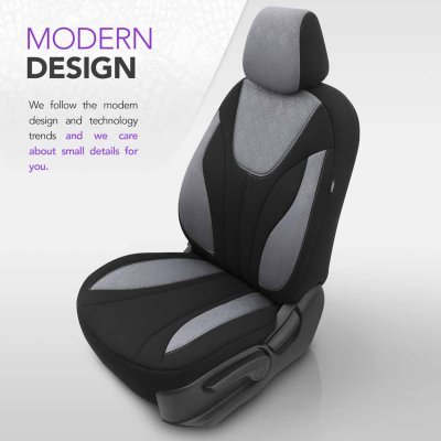 OTOM - Sada autopoťahov OTOM RUBY 1202 GREY/BLACK 3-ZIP