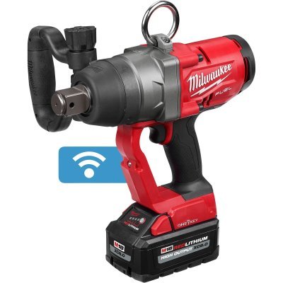 Milwaukee - Rázový uťahovák s poistným krúžkom 18V 1" AKU 2x8Ah