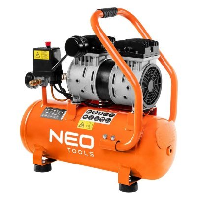 Neo Tools - Bezolejový kompresor 12L