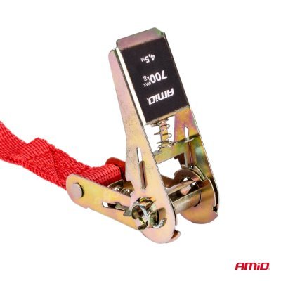 AMiO - Upínacie pásy s račňou 700kg 25mm 4,5m 4ks BELT-03