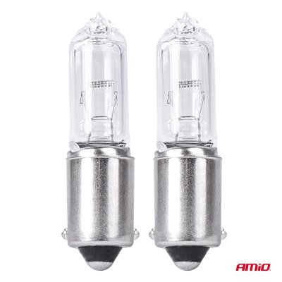 AMiO - Halogénové žiarovky H21W 12V 21W BAY9S white 2ks blister