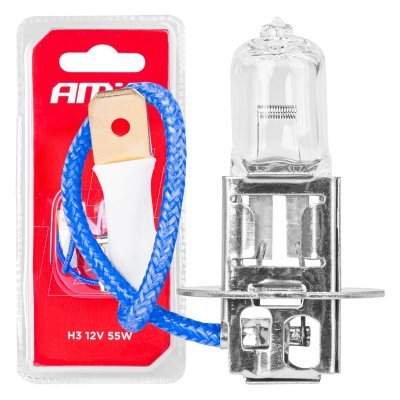 AMiO - Halogénová žiarovka H3 12V/55W 1ks blister
