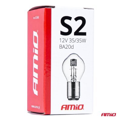 AMiO - Halogénové žiarovky S2 12V 35/35W BA20d 1ks