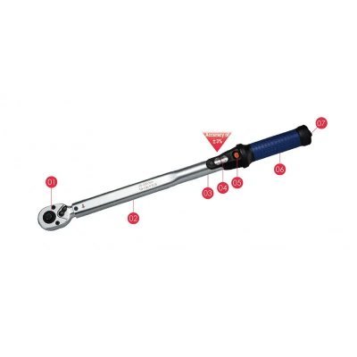 ROOKS OK-02.2051 Momentový kľúč INDUSTRY 1/2″, 20–200 Nm