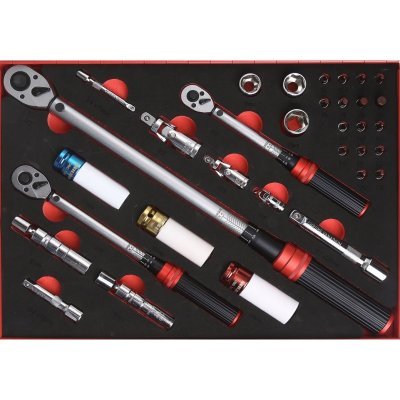 Rooks - Sada momentových kľúčov 1/2", 3/8", 1/4" s príslušenstvom