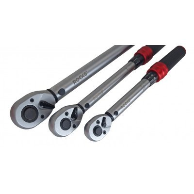 Rooks - Sada momentových kľúčov 1/2", 3/8", 1/4" s príslušenstvom