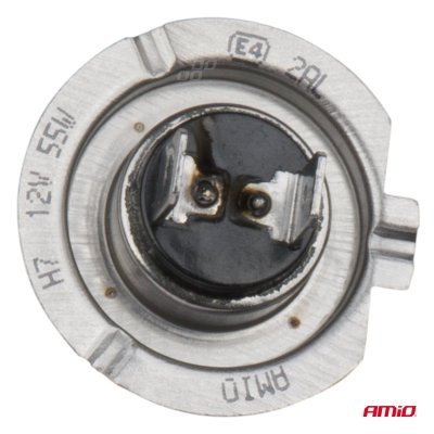 AMiO - Halogénová žiarovka H7 12V 55W UV filter (E8) Super White