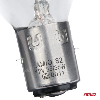 AMiO - Halogénové žiarovky S2 12V 35/35W BA20d 1ks