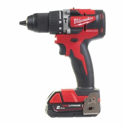 Milwaukee - Príklepová vŕtačka 18V 60Nm s 2x AKU 4.0Ah 2Ah