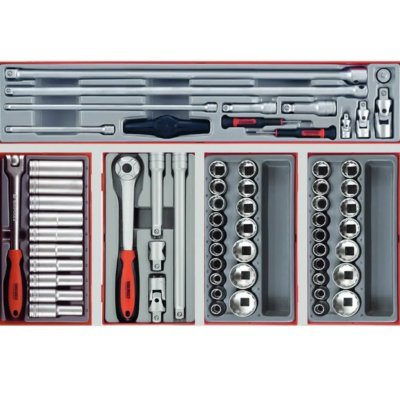 TengTools - Vozík na náradie s vybavením pre nákladné autá 332 prvkov
