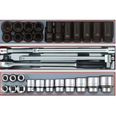 TengTools - Vozík na náradie s vybavením pre nákladné autá 332 prvkov