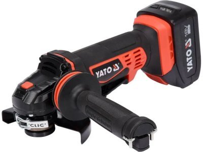 Yato - AKU brúska uhlová 125 mm 18V s 2x AKU 3Ah