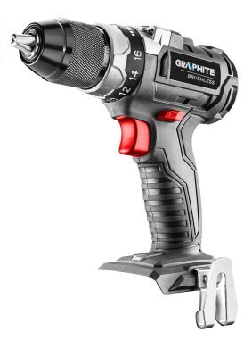 GRAPHITE - bezuhlíkový AKU vŕtací skrutkovač 18V 58Nm (korpus)