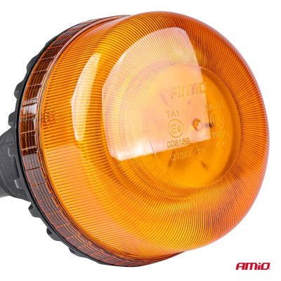 AMiO - Výstražný maják W03P tyčový Flexi R65 R10 36LED 12 / 24V IP56