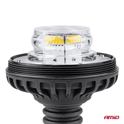 AMiO - Výstražný maják W03P tyčový Flexi R65 R10 36LED 12 / 24V IP56