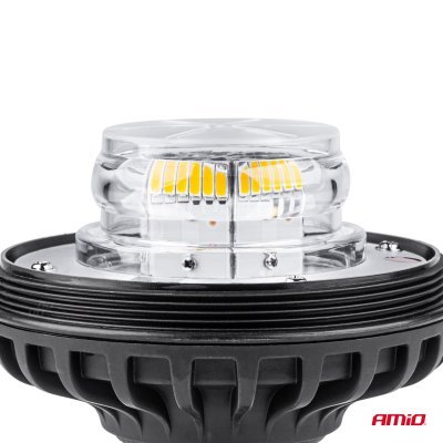 AMiO - Výstražný maják W03SB na jednu skrutku R65 R10 36LED 12/24 V IP56
