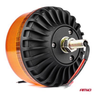 AMiO - Výstražný maják W03SB na jednu skrutku R65 R10 36LED 12/24 V IP56