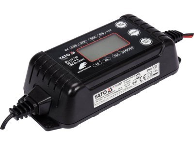 Yato - Nabíjačka 4A 6/12V PB/GEL LCD display